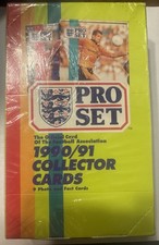 1990-91 PRO SET SOCCER  CARDS FOOTBALL ASSOCIATION BOX SEALED NEW FIFA CUP 2026