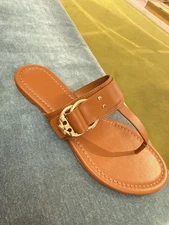 Tory Burch Selby Thong Sandal, Bourbon, 163553