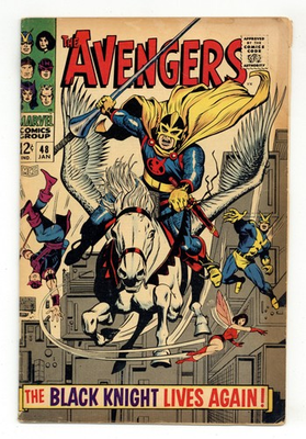 #ad #ad Avengers #48 PR 0.5 1968 1st app. new Black Knight $48.00