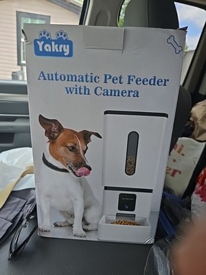 Automatic Dog Feeder Large Breed with Camera 12L/50 Cups 5G WiFi App Control 