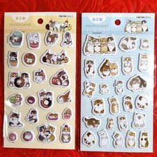 Mofusand Puffy Sticker Set of 2 2025 from Japan