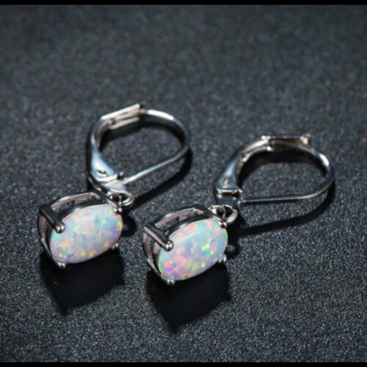 Fashion 925 Silver Dangle Drop Earrings Hook Women Turquoise Jewelry Ear GiftsA3 View 2