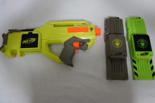 Nerf Rayven Motorized Blaster with 2 Illuminated 18 Round Magazines Firefly