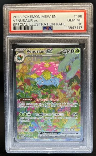 2023 Pokemon SV 151 Venusaur ex Special Illustration Rare #198/165 PSA 10