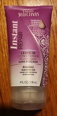 Salon Selectives Brazilian Keratin Oil Instant Repair Leave-In Conditioner4fl.oz