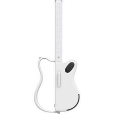 LAVA GENIE stringless smart guitar w/custom travel case White 197881415648 RF