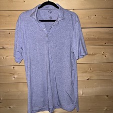 Johnnie-O Hangin Out Mens Large Purple Polo Shirt