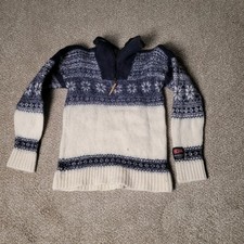 Bretind Of NORWAY 100 Wool Sweater Size Kids M