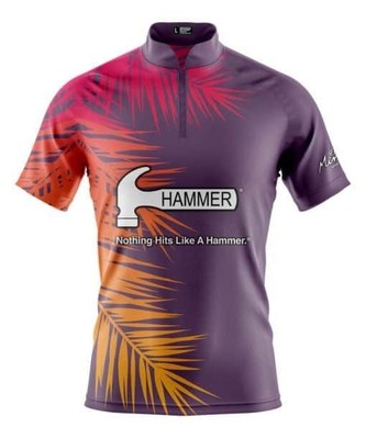 Custom Name Hammer Palms Bowling Jersey Shirt Gifts Size S-5XL