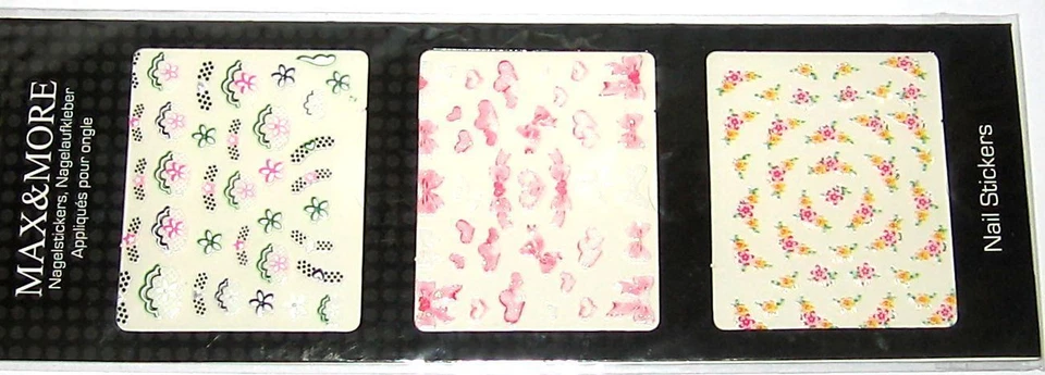 MAX & More Nagelaufkleber Set New