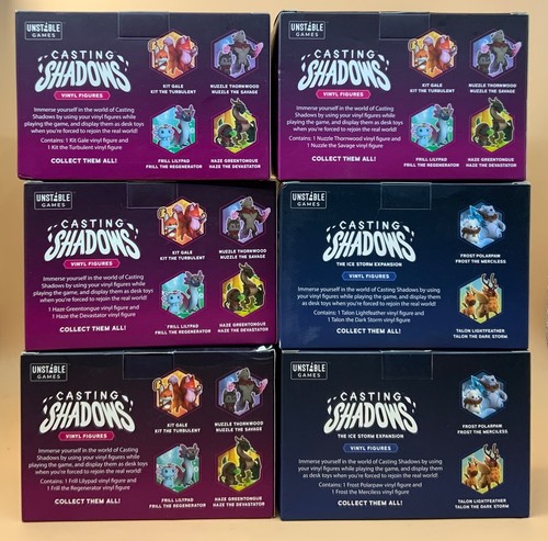 Unstable Games Casting Shadows Spiel + 12 Vinylfiguren + Ice Storm Erweiterung - Bild 7 von 7