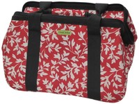 Janetbasket 18 X 10 X 12-inch Red Floral Eco Bag Janetbasket 18 X 10 X 12-inch Red Floral Eco Bag