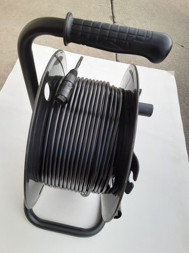 250FT PRO CAT5E Tactical Shielded w/Neutrik Ethercon RJ45 Digital Cable on reel - Picture 2 of 7