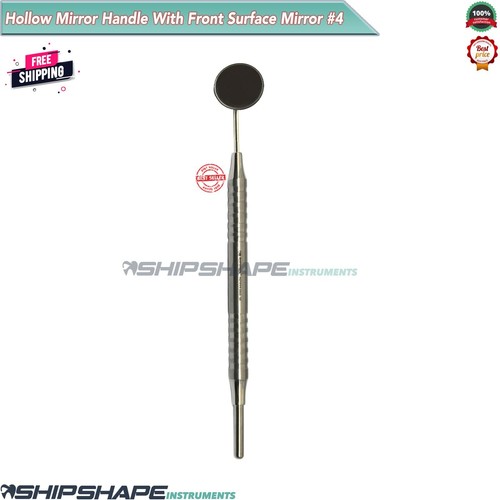 Espejo de superficie frontal #4 mango hueco higiene dental examen de cavidad explorador - Imagen 5 de 5