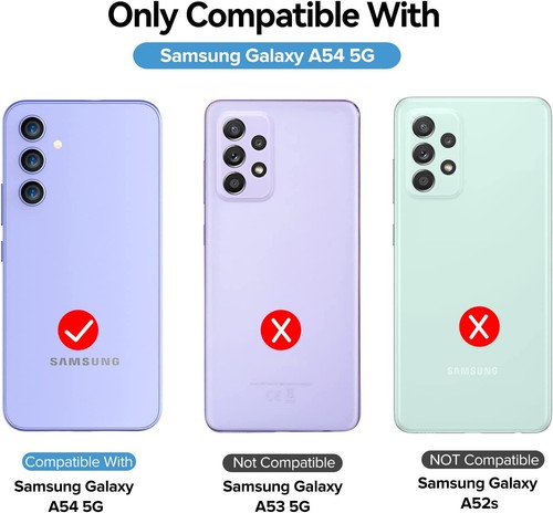 2er-Pack - Premium 9H Hartglas Displayschutzfolie für Samsung Galaxy A54 5G - Bild 2 von 8