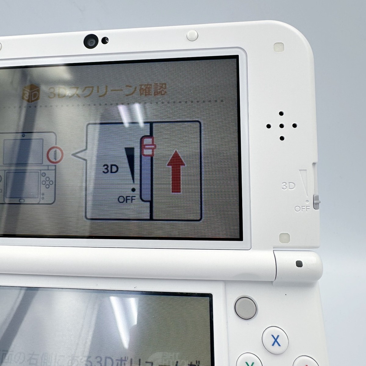 New Nintendo 3DS XL LL Pearl White Console Stylus Working Tested