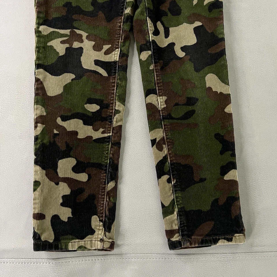 Polo Ralph Lauren 灯芯绒迷彩迷彩直筒男孩裤子 - 年龄 6-0796 — 第 3/4 张图片