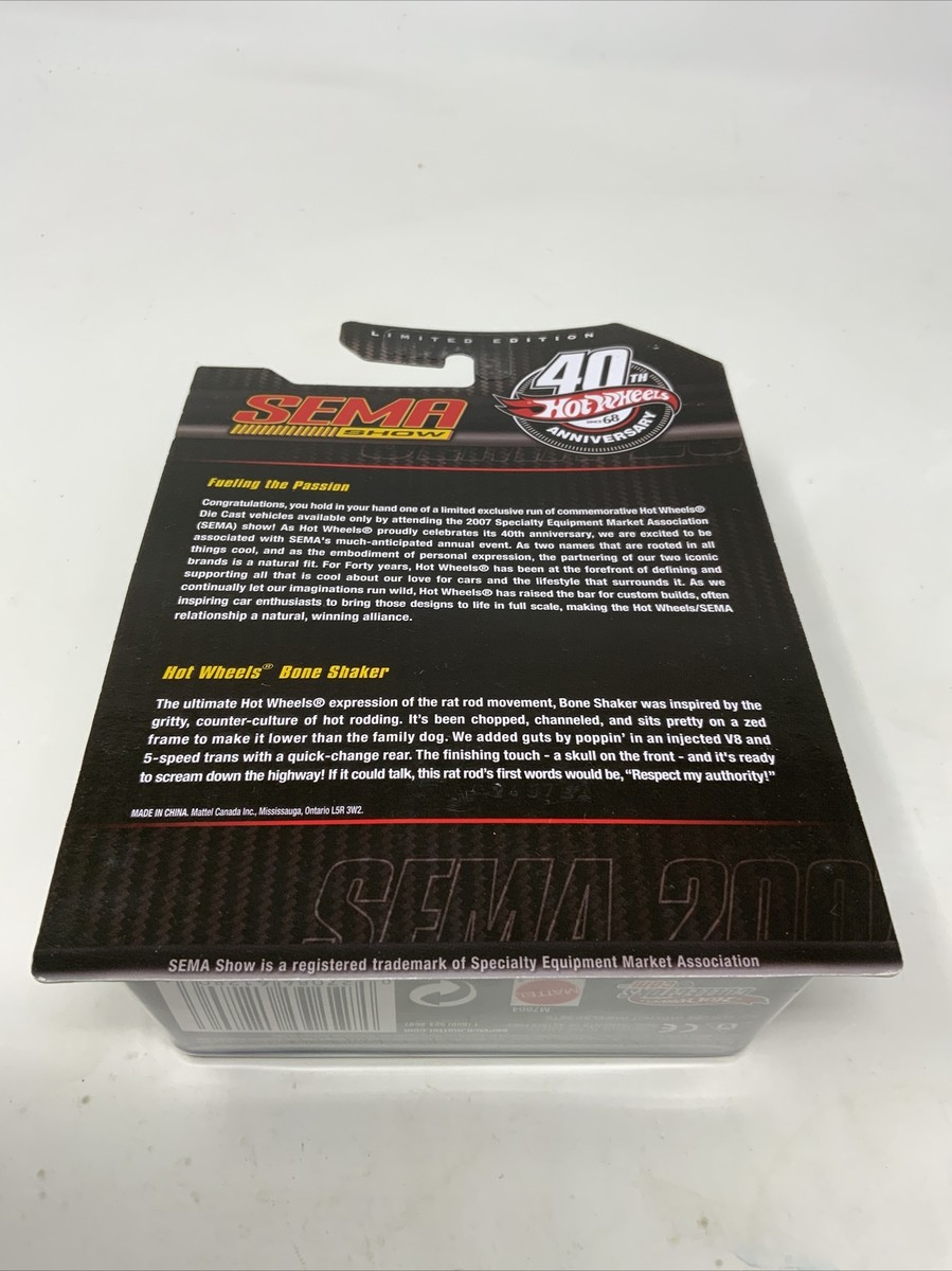 SEMA 2007 Hot Wheels Bone Shaker 1:50 Scale LIMITED EDITION