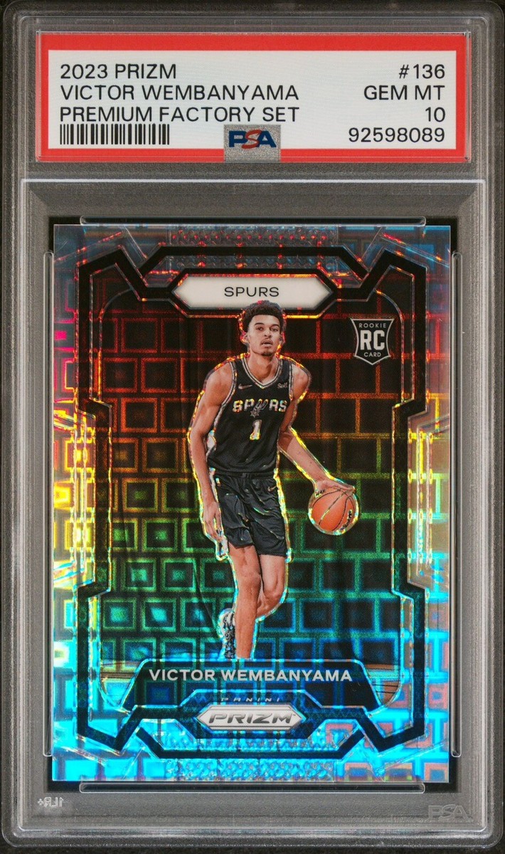 VICTOR WEMBANYAMA PANINI PRIZM PANDORA /150 RC ROOKIE CARD PSA GEM