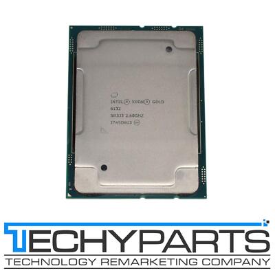 Intel SR3J3 Xeon Gold 6132 2.6Ghz 14-Core 19.25MB L3 Cache LGA3647 Processor CPU