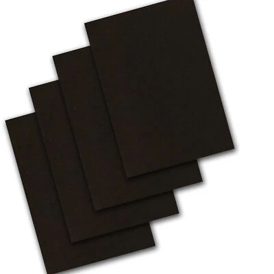 ICON A4 BLACK CARD 160gsm SCRAPBOOK HALLOWEEN THICK PAPER SHEET