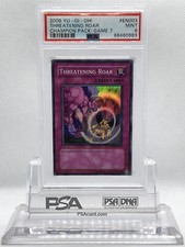 YUGIOH CHAMPION PACK CP07-EN003 THREATENING ROAR SUPER RARE PSA 9 MINT #68460983