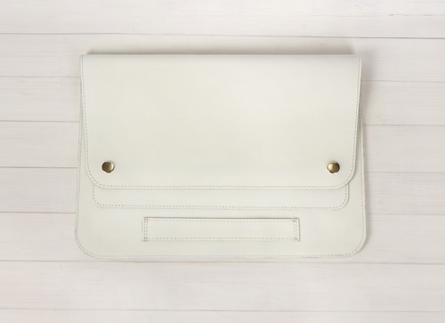 Leather Folder a4 Personalized Mens File Document Organizer 13" Laptop Holder - Picture 25 of 27