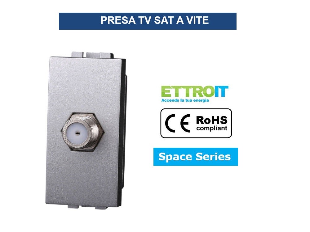 Serie Frutti Prese Interruttori Deviatori, Compatibile Con Vimar Plana (1, Regolatore Dimmer