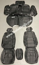 New Katzkin Honda Accord Lx Black Factory Style Leather Seat Covers With Piping