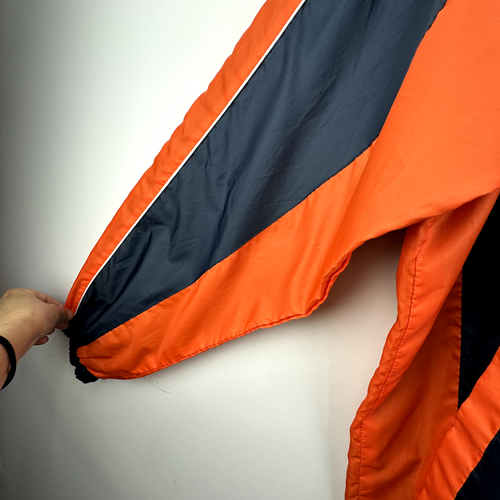 Maglione giacca a vento vintage Detroit Tigers Geniune Merchandise taglia L ricamato - Foto 4 di 10