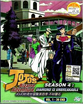 JoJo's Bizarre Adventure: Diamond Is Unbreakable (Season 4: VOL.1 - 39 End)