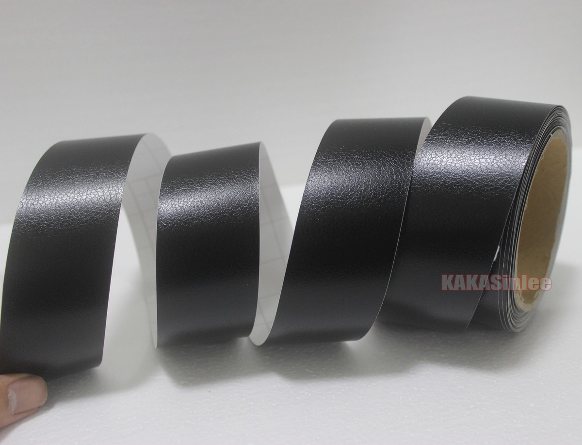 Matte Leather Grain Vinyl Wrap Tape - Self-Adhesive Sticker For Car, Phone, Home (Multiple Colors)
