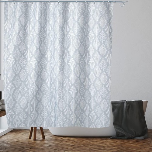 Tenda da doccia antimuffa lavanda e avorio, antimuffa | Misura 180x180 cm - Foto 7 di 37