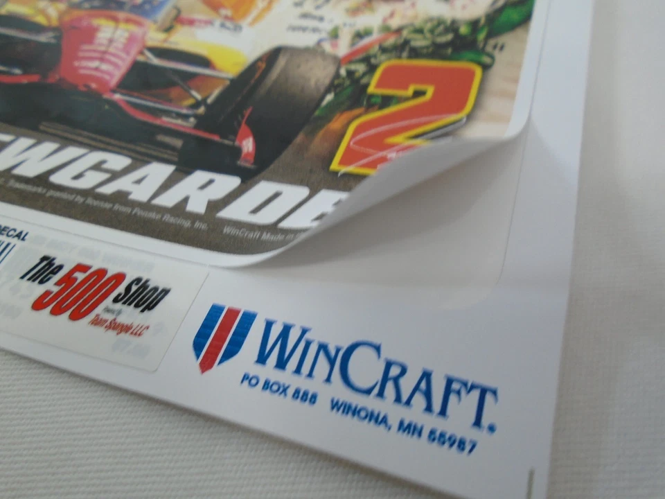 2023 Indy 500 Winner Josef Newgarden #2 Shell Team Penske Collector Decal - Image 2 of 4