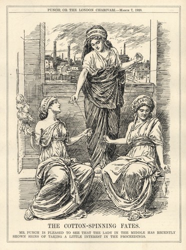SELTENE POLITISCHE KARIKATUR VON 1928: Britische ARBEITS-/KAPITALSTREITIGKEITEN - Die drei Schicksale