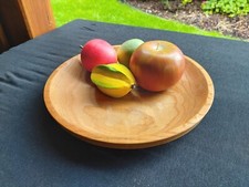 Wunderschöne Holzteller 28cm ø gedreht neuw...