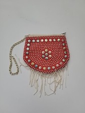 Indian Handmade Women's Beaded Potli Bag Purse Pouch Ethnic Boho Drawstring