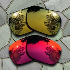 Yellow Gold Violet Red Lenses Replacement For-Oakley Holbrook OO9102 Polarized