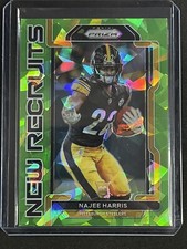 2021 Prizm Najee Harris Green Cracked Ice New Recruits Rookie SSP #NR-8