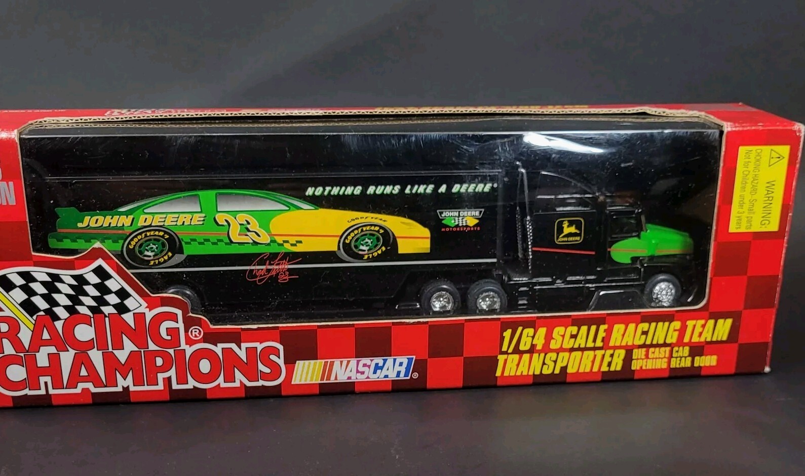 1:64 SEMI Trailer  Racing Transporter 1:64 Scale Diecast Diorama Real Riders-image