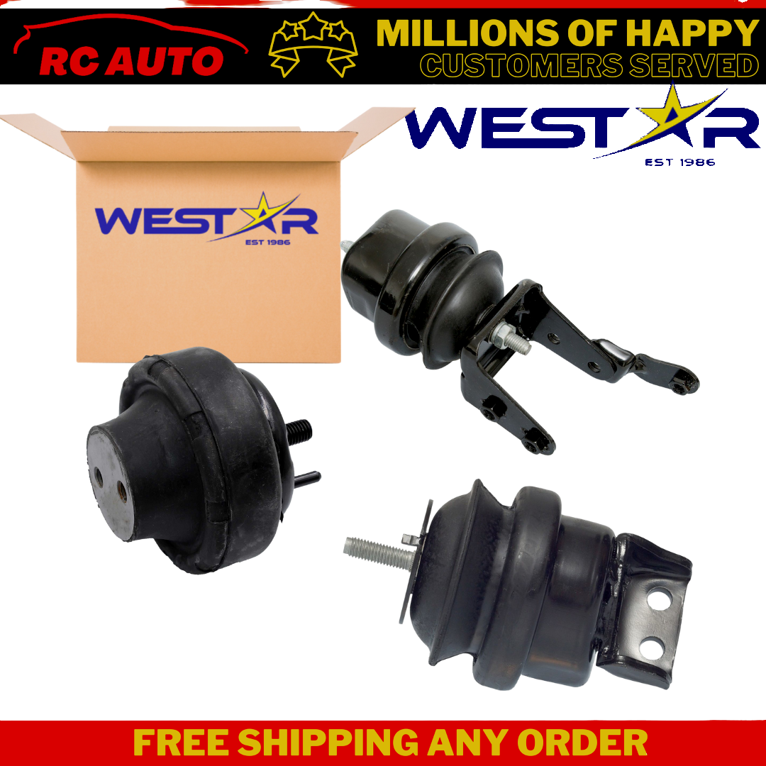 Engine Motor & Trans Mount Set for 1995-1997 Lincoln Continental 4.6L 3PCS