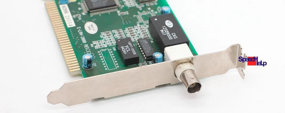 Umc E-Lan-2000 Rev.E2 Isa Bnc Network Card Ethernet Lan Card Ethernet Coaxial - Image 3 of 4