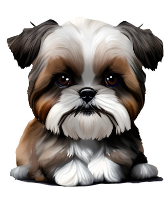 XXL Shih Tzu Auto Aufkleber Hunde Sticker