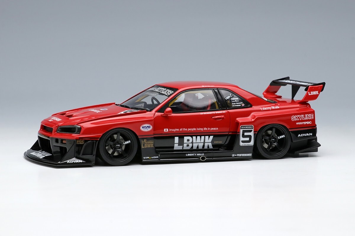 1/43 スカイライン LB-ER34 Super Silhouette Make Up LB010C 1/43 LB-ER34 Super Silhouette SKYLINE TOKYO