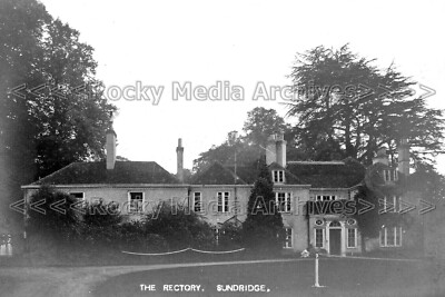 Kcc-30 The Rectory, Sundridge, Sevenoak, Kent 1910. Photo