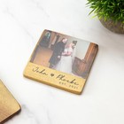 Personalised Photo Coaster Gift Anniversary Valentines Engagement Photo Gift