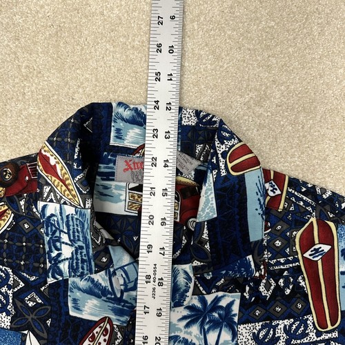 Xtreme Limit Hawiian Shirt Boys 8 Short Sleeve Button Down Surf Woodie Sailboat - Picture 3 of 8