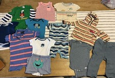 Toddler Lot Of 12 Mix And Match Clothes Gap, Carter, Polo, Gestation 6 To 12 M