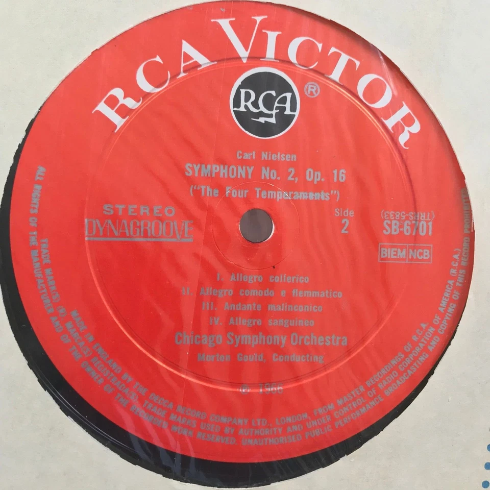 NIELSEN Clarinet Concerto Symphony No 2 -Benny Goodman Morton Gould RCA SB-6701 - Image 4 of 4