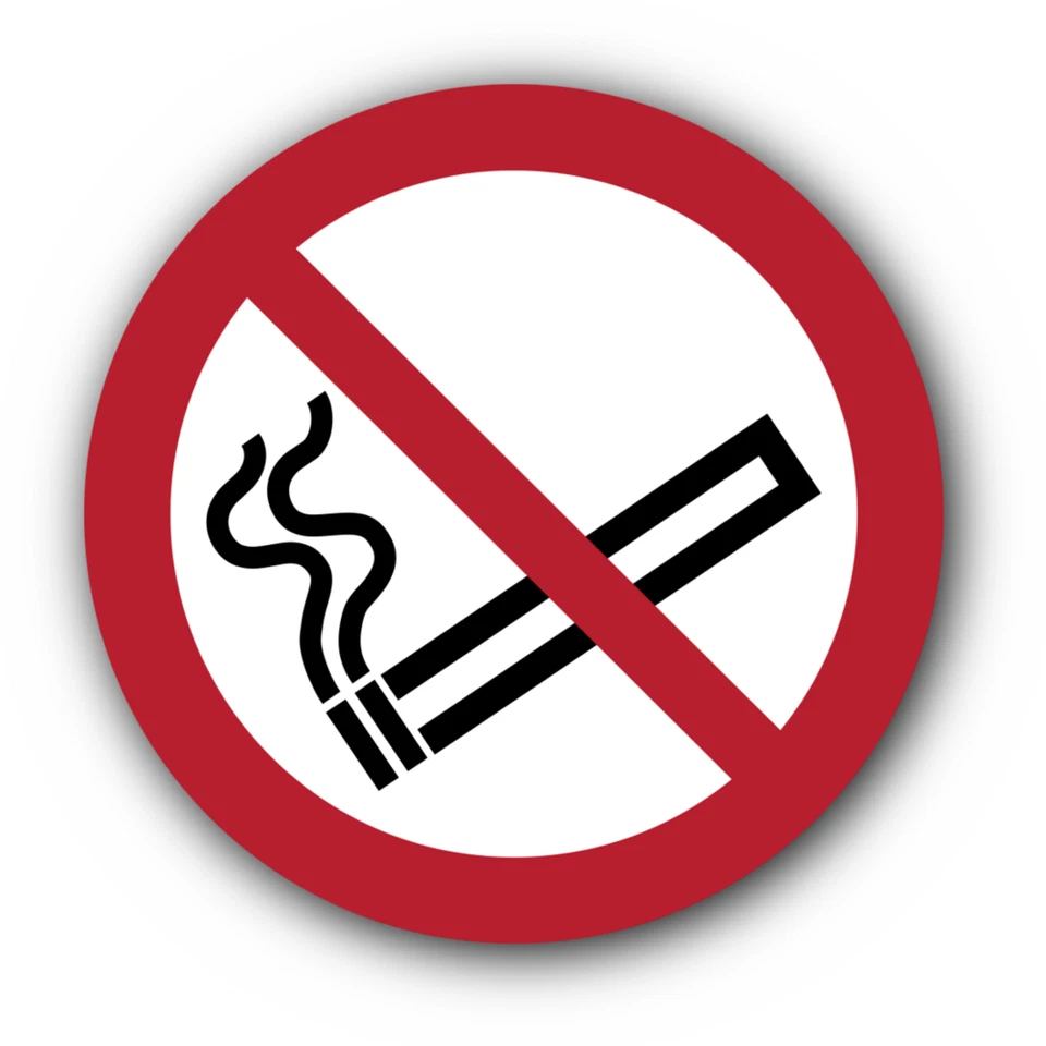 ZEUNERT-SCHILDER Verbotszeichen, P002, Rauchen verboten, ASR A1.3, DIN EN ISO 7010